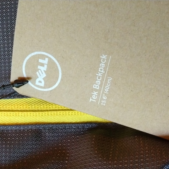 NWT Dell Tek Backpack 15.6" /40 cm Black Many Pockets & Padded Laptop Pocket - Picture 2 of 15